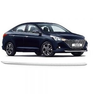 Chrome Trunk Garnish  Compatible with Verna  - Silver